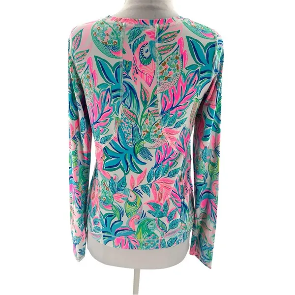 Lilly Pulitzer‎ UPF 50+ Luxletic Renay Sunguard top "Toucan Do It Better" Size S - Image 2