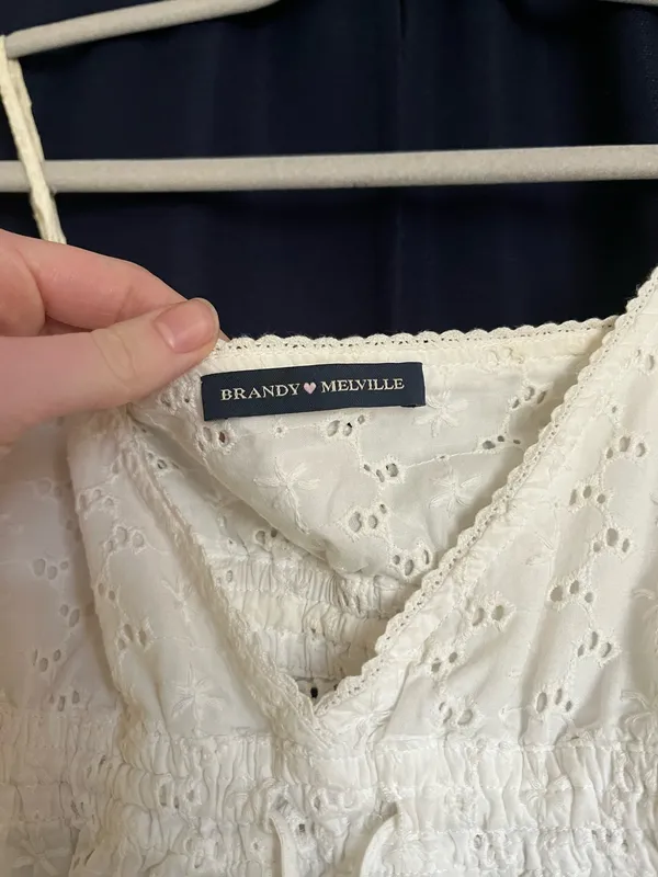 Brandy Melville Top Tank White - Image 3
