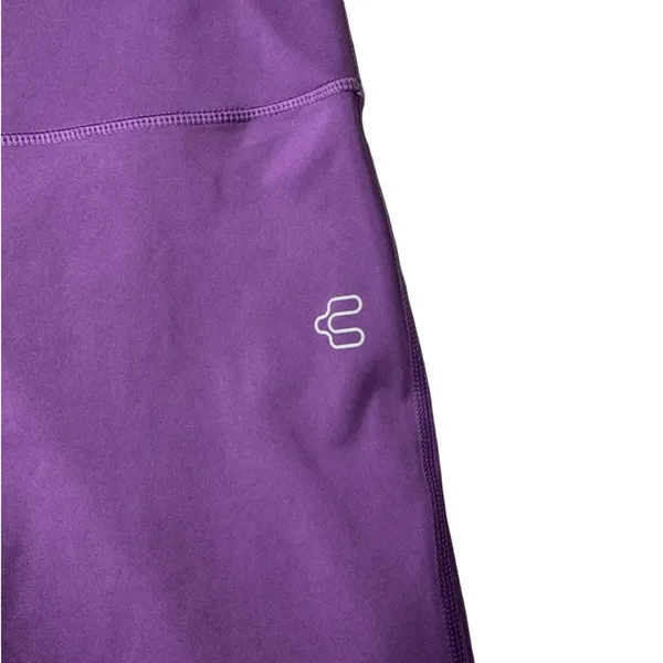 Charly High Rise Compression Biker Shorts Purple Medium Hidden Pocket - Image 7