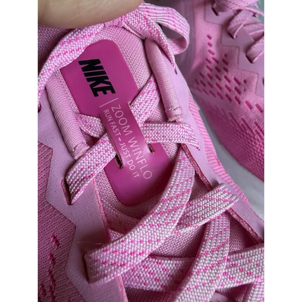 Nike Zoom Winflo 6 Women's 10 Psychic Pink Black Running Shoes BQ3192-600 - Image 8