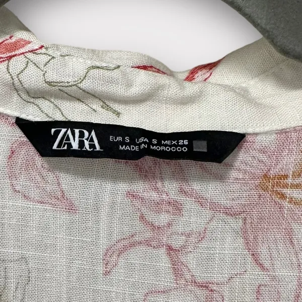 Zara Floral Tunic Blouse - Image 3
