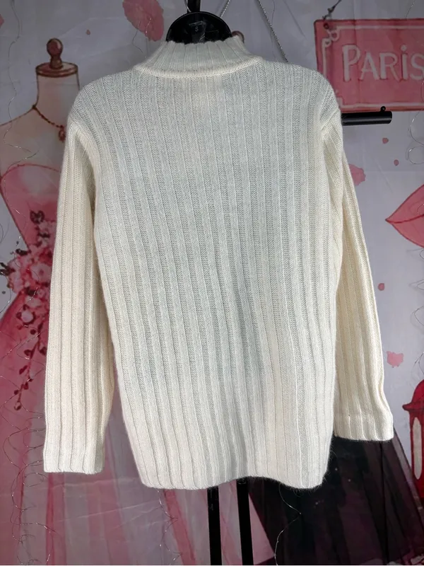 NWT Women’s PETITE SOPHISTICATE Wool Sweater Pullover TOP Winter New Sz S - Image 8