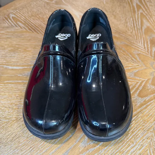 Abeo‎ Gisel Clogs Patent Black Slip On Size 8 - Image 2