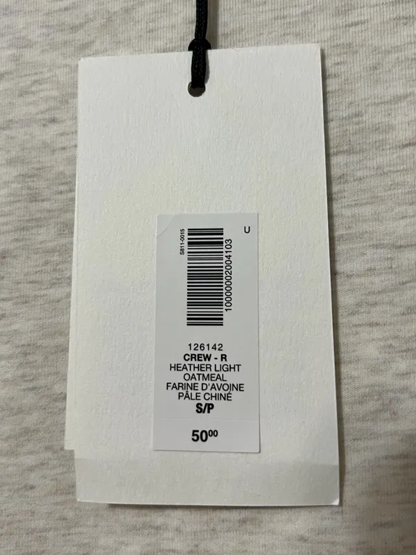 NEW Aritzia Contour Crew Neck Bodysuit Small NWT Oatmeal Heather - Image 4