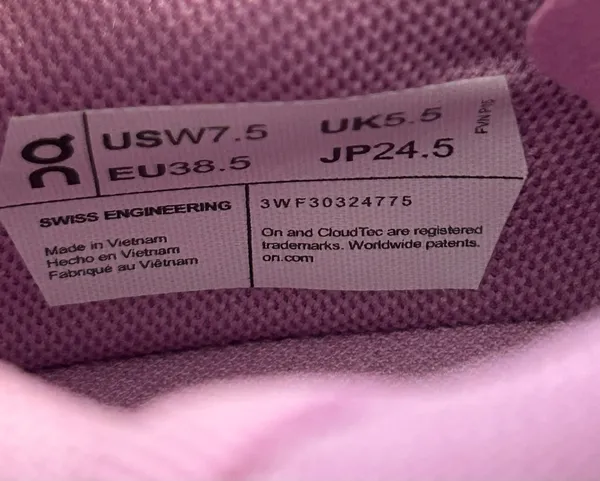 On Cloud ON CLOUDPULSE Next Sakura Dew athletic training running shoes sneakers women’s 7.5 new - Image 8