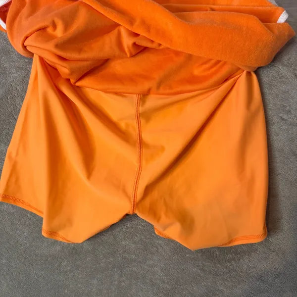 Boston Proper Terry Cloth Skort‎ Size M Orange Y2K Retro Tennis Sporty McBling - Image 4