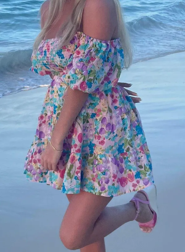 Beginning Boutique Floral Dress - Image 2