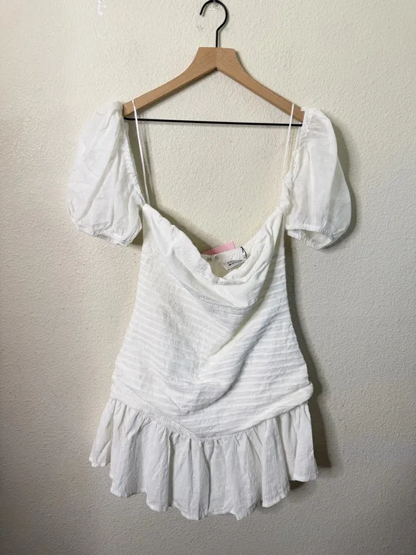 NWT Hello Molly St. Cloud Dress Puff‎ Sleeve Womens Size 8 - Image 3