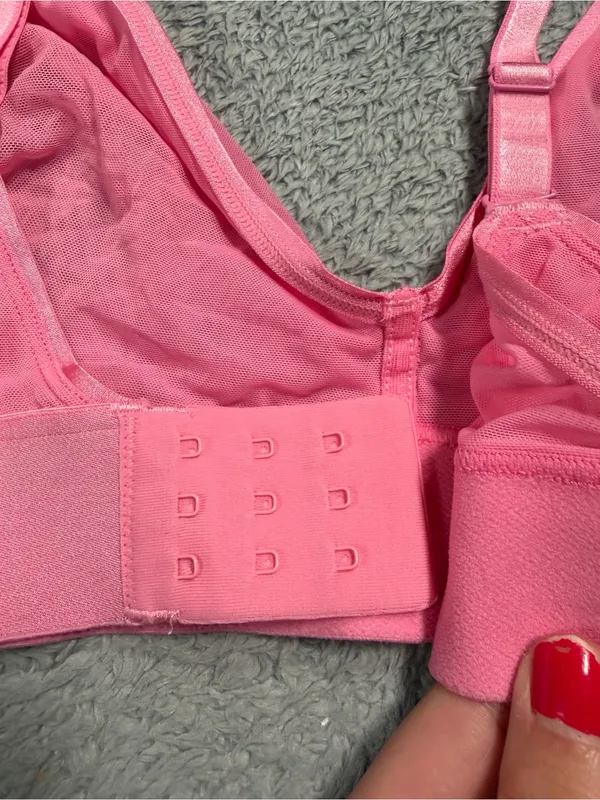 Parade Pink Wireless Mesh Bralette XL - Image 9