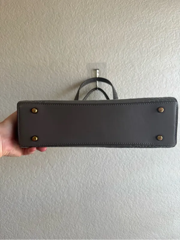 Tory Burch Walker Small Croc Embossed Satchel - Image 4