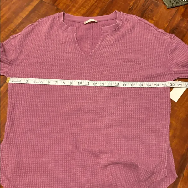 Altar’d state purple thermal long sleeve everyday casual t-shirt size small NWT - Image 11