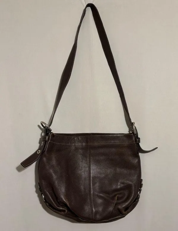 COACH Y2K Soho Crossbody Bag Brown Pebble Leather F15064 - Image 2