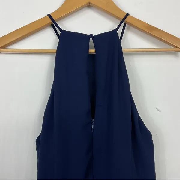 Lulus Navy Blue‎ Sleeveless Midi Dress Size Small - Image 5
