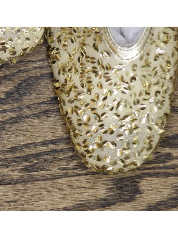 A New Day Womens Sammie Shoes Sequin Ballet Flats 94685489 Gold Yellow 9M - Image 10