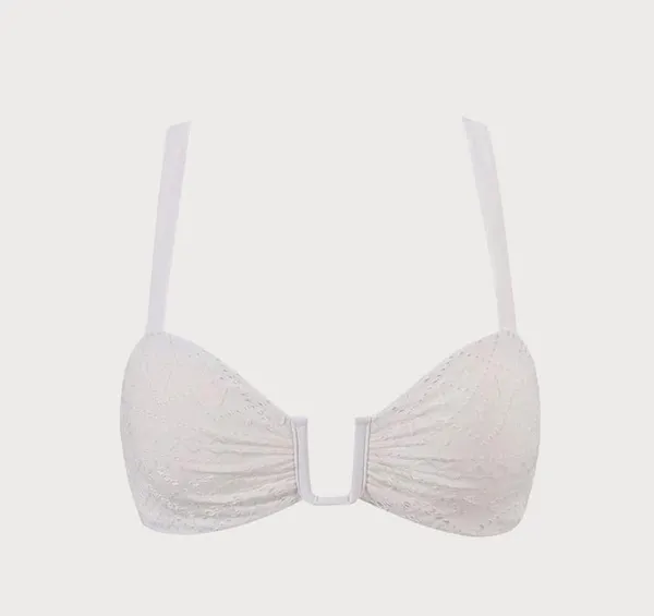Berlook White Geometric Cutout U - Image 5