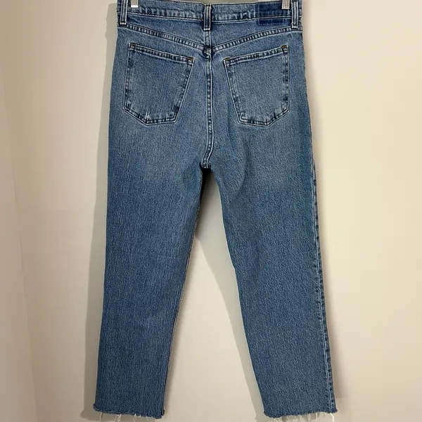 Abercrombie & Fitch Jeans Women's 12/31 90s Straight Ultra High Rise‎ Raw Hem - Image 5