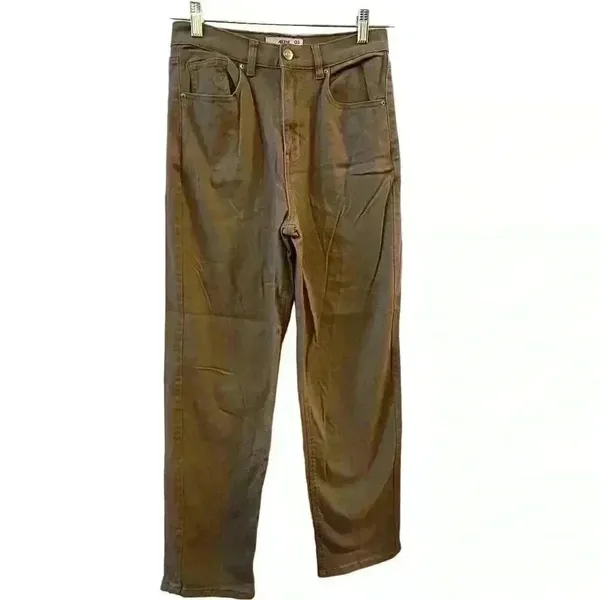Ardene Women's Beige High Rise Baggy Harem Pants Size 3 (waist 27)‎ Relaxed Fit - Image 2