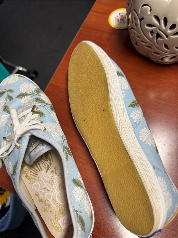 Keds x rifle paper co sneakers size 8.5 // 091009 - Image 2