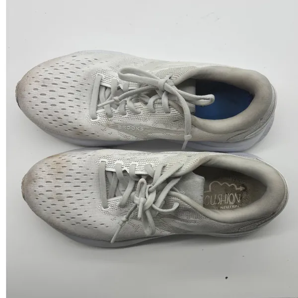 Brooks Ghost 16 Womens 8.5 Running Shoes White Neutral Cushion - Image 10
