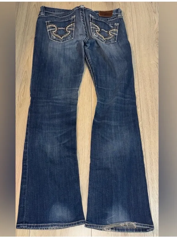 Big star remy low rise fit bootcut boot blue jeans denim - Image 2