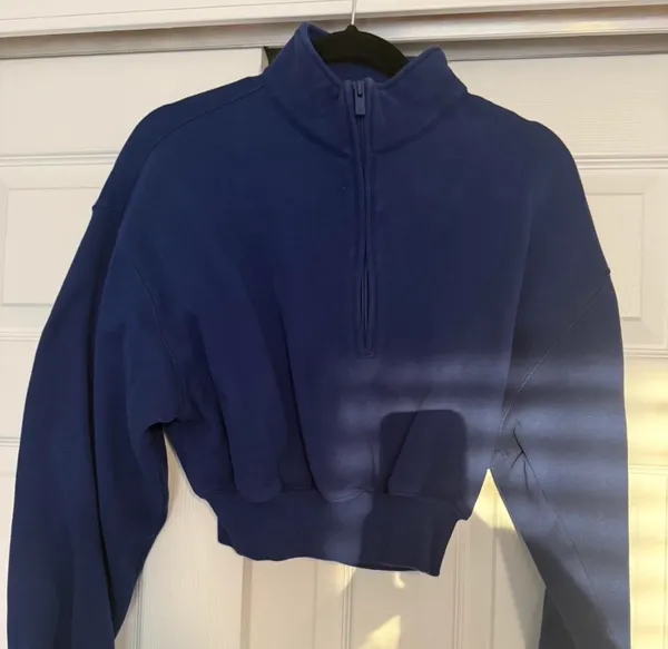 Cropped Quarter-Zip Aritzia Fleece - Image 3