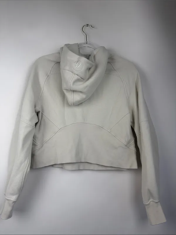 Lululemon Scuba Oversized Half-Zip Hoodie Sweatshirt Bone Size XS/S - Image 6