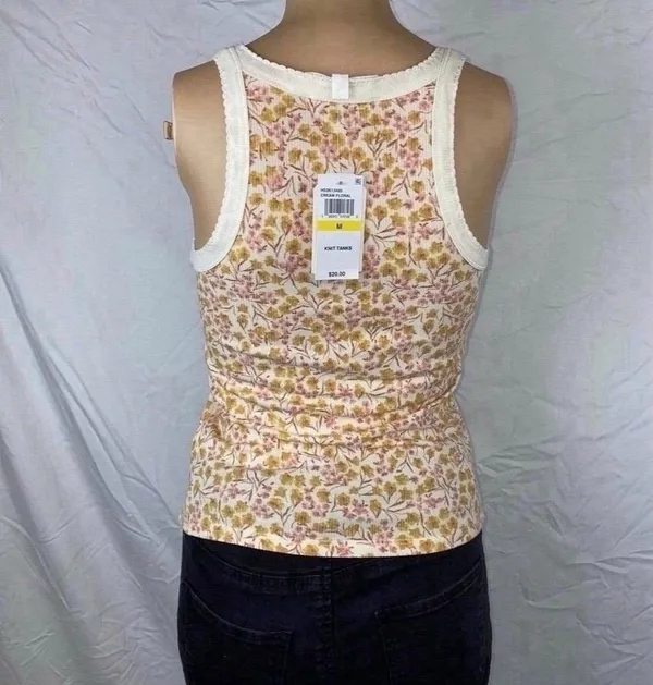 NEW Tank Top Yellow Size M - Image 8