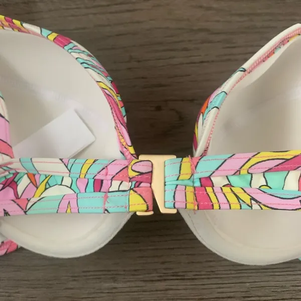 Kate Spade Anemone Floral Underwire Bikini Top‎ - Size M - Pink - NWT - Image 5