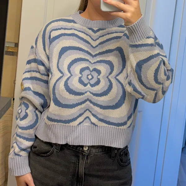 Le Lis multicolor cropped sweater - Image 2