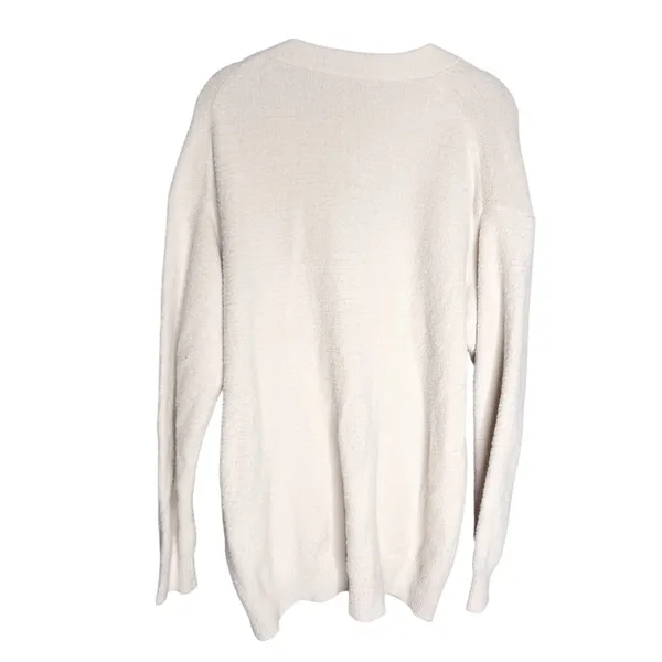 Aritzia Wilfred Free Hush Knit Oversized‎ Cardigan Size XS Cream Off White - Image 9
