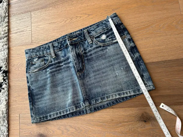 American Eagle Vintage jean skirt size 6 - Image 9
