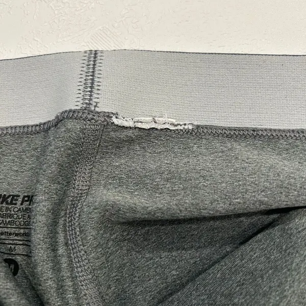 Nike Pro Compression Shorts Medium Gray Dri-FIT Athletic Biker - Image 8