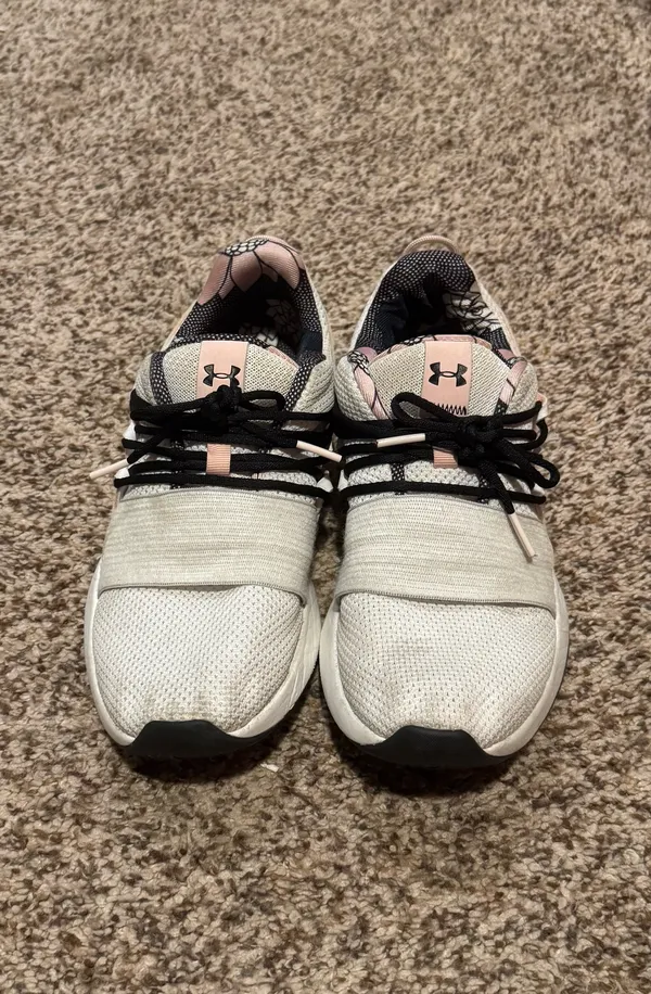 White Under Armour Athletic Shoes - Image 2