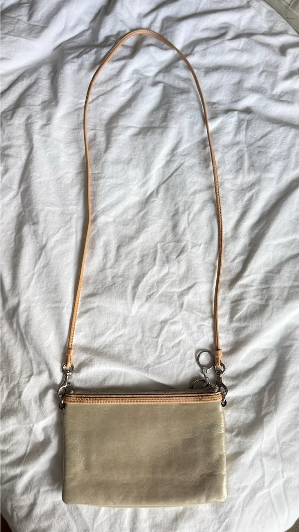 Vintage Coach Poppy Metallic Mini Crossbody - Image 2