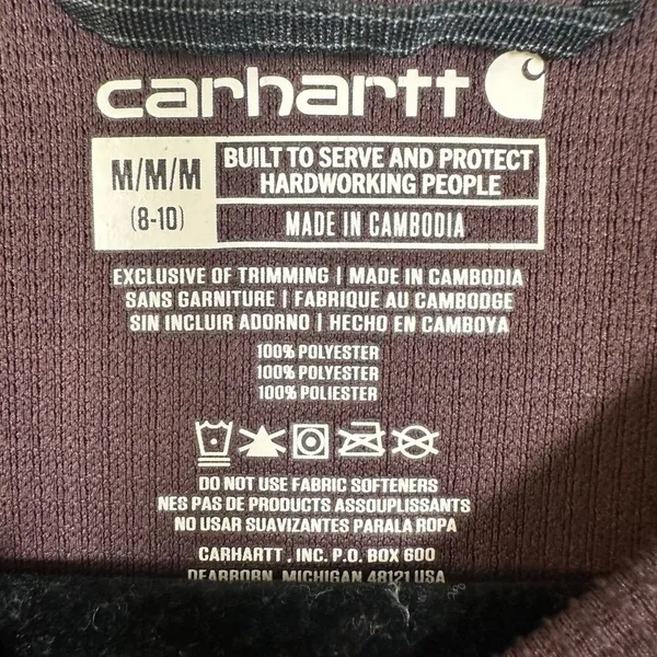 Carhartt Base Force Midweight Tech Crew Women's Size Medium - Image 3