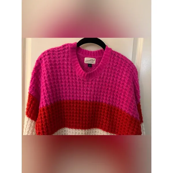 Universal Threads Target Sherbert Striped Knitter Women's Sz XS - Image 3