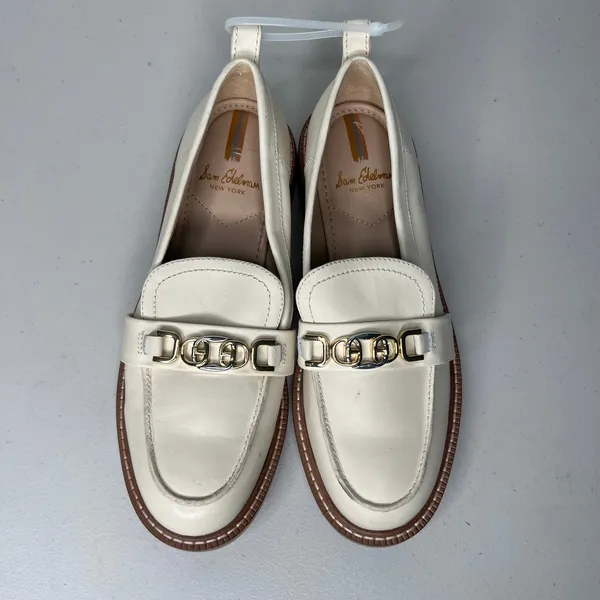 Sam Edelman Ivory Christy Slip On Loafer Size 5.5 - Image 2