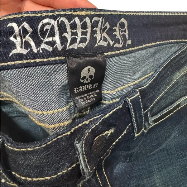 RAWKA Y2K Magic Cut #13 Skinny Jeans Dark Wash – Size 30 - Image 2