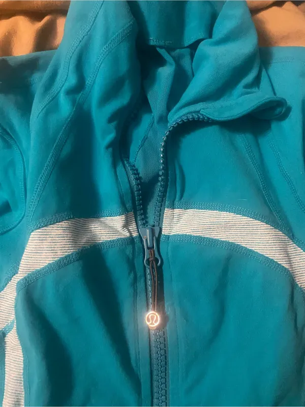 Lululemon Teal Define Jacket with Reflective Stripes - Image 13