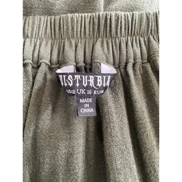 Disturbia Foliate Embroidered Midaxi Skirt Size 12 - Image 5