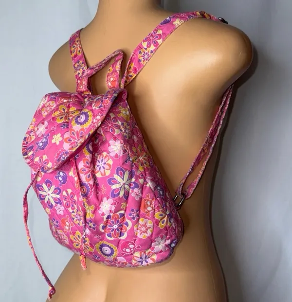 Pink emo grunge mini backpack - Image 2