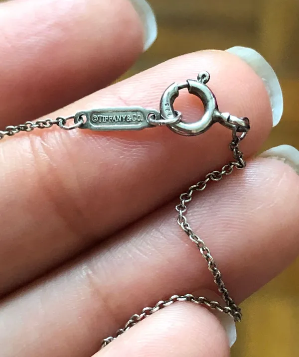 Tiffany & Co Sterling Silver Necklace Chain - Image 3