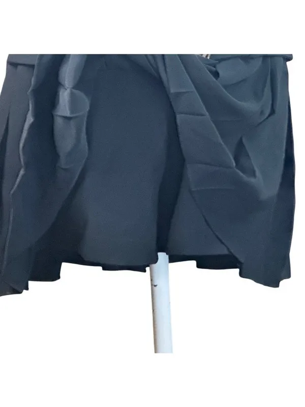 Amanda Uprichard Josie Skort in Black Medium Womens Mini Skirt Shorts - Image 10