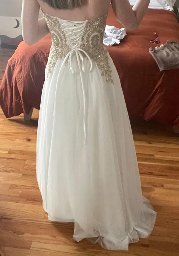 Ball Gown White Size 2 - Image 3
