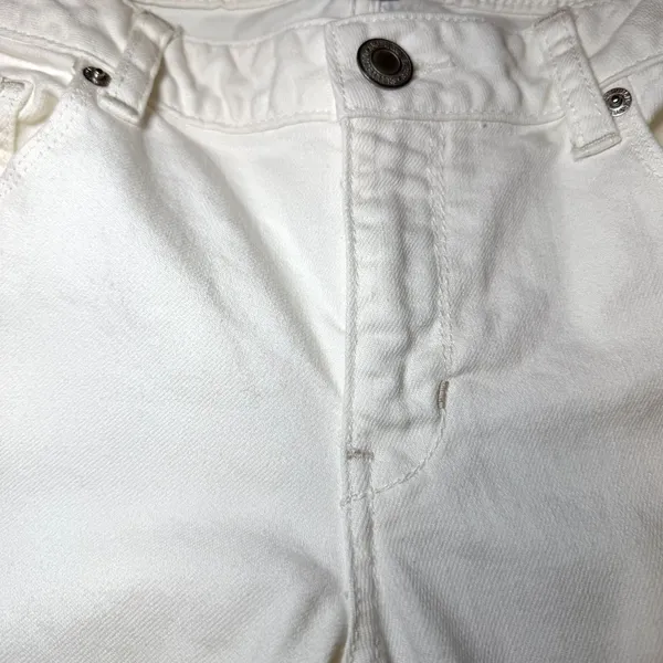 American Eagle Womens Size 14 White Jeans Stretch Straight Leg Denim Casual - Image 15