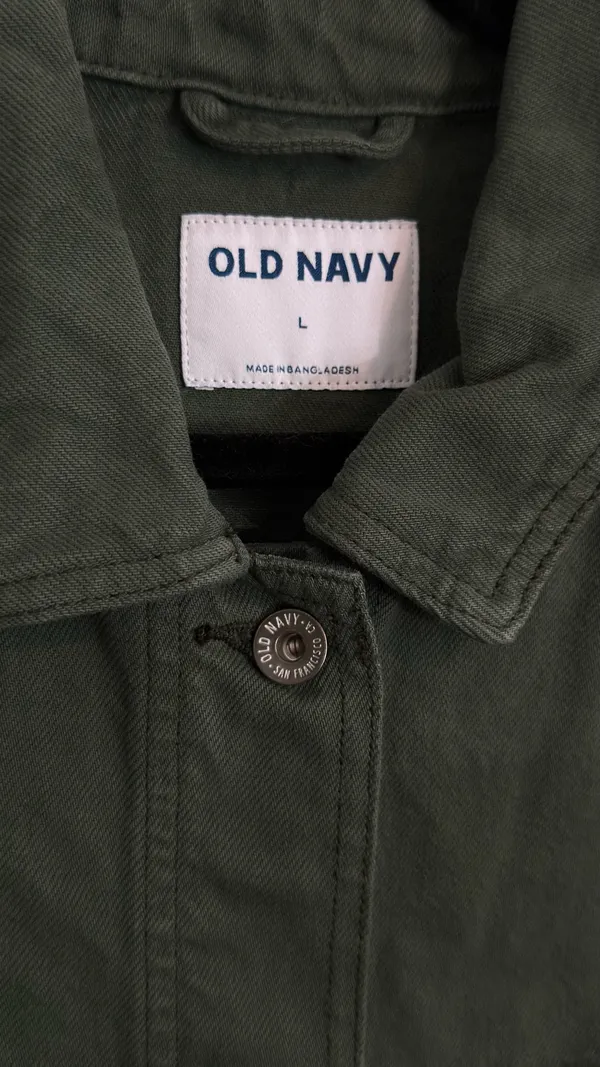 Old Navy Denim Green Jacket - Image 3