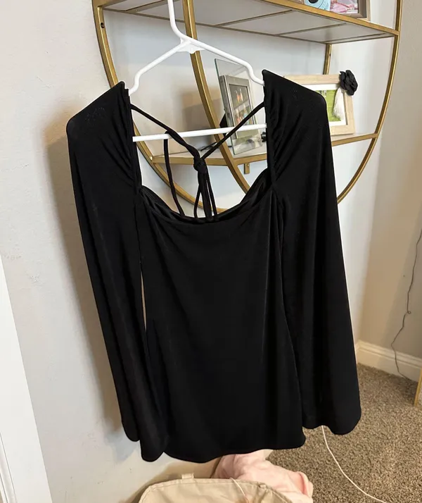 Black Long Sleeve Dress Hello Molly - Image 2