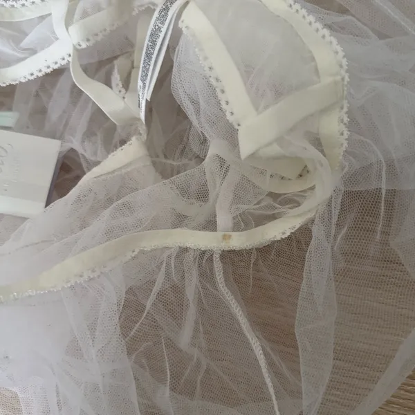 Victoria’s Secret Large‎ NEW I Do Bridal Babydoll Slip Bridal Sheer Lolita Bow - Image 4