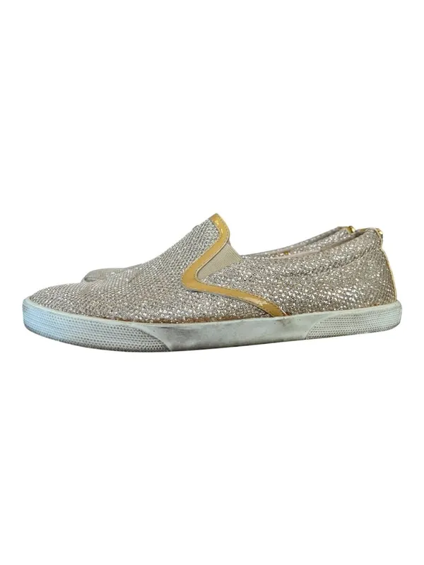 Jimmy Choo Crystal Slip-On Sneakers – Size 37.5 - Image 3