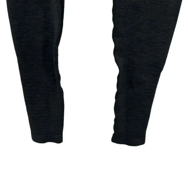 Alphalete Revival Moto‎ Leggings Seamless Knit Stretch Gray Black Size Small - Image 7